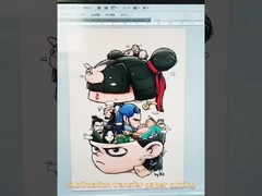 紙素材タイプ A3/A4 薄/濃いインクジェット 熱伝送 シャツのサブライマーション